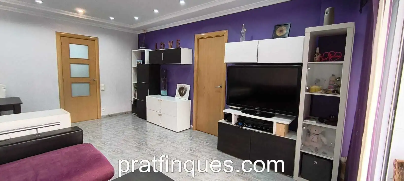 Sala d'estar de Pis en venda en El Prat de Llobregat amb Aire condicionat, Calefacció i Forn