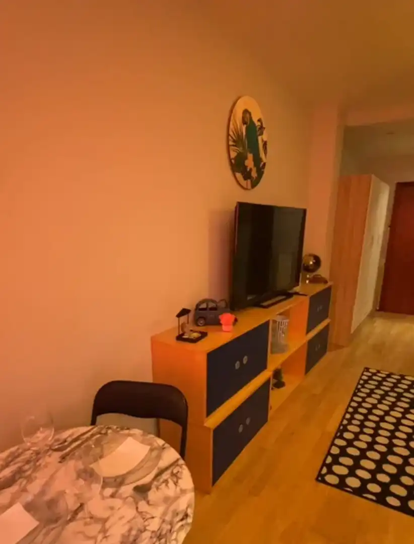 Sala de estar de Loft de alquiler en Gijón  con Calefacción, Parquet y Amueblado