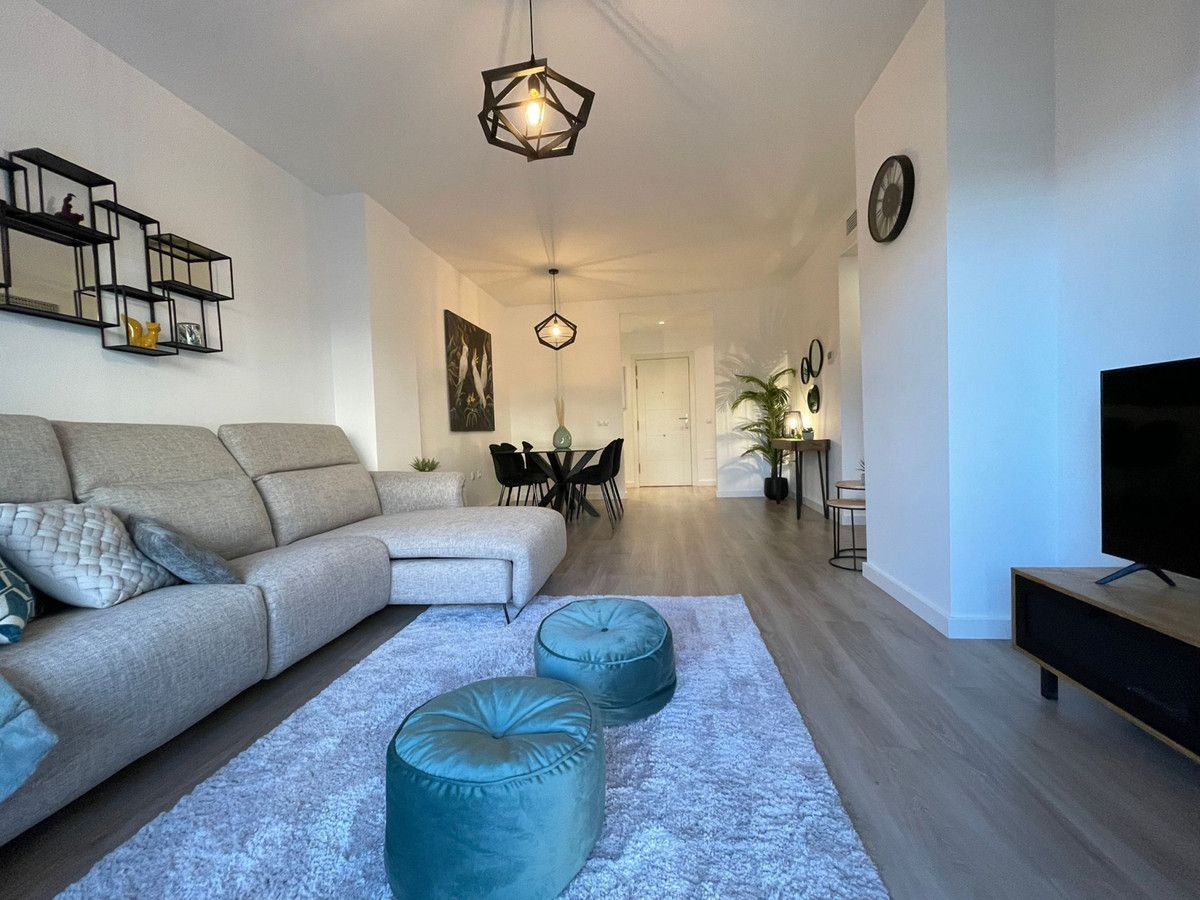 Living room of Planta baja to rent in Marbella  with Air Conditioner, Terrace and Swimming Pool