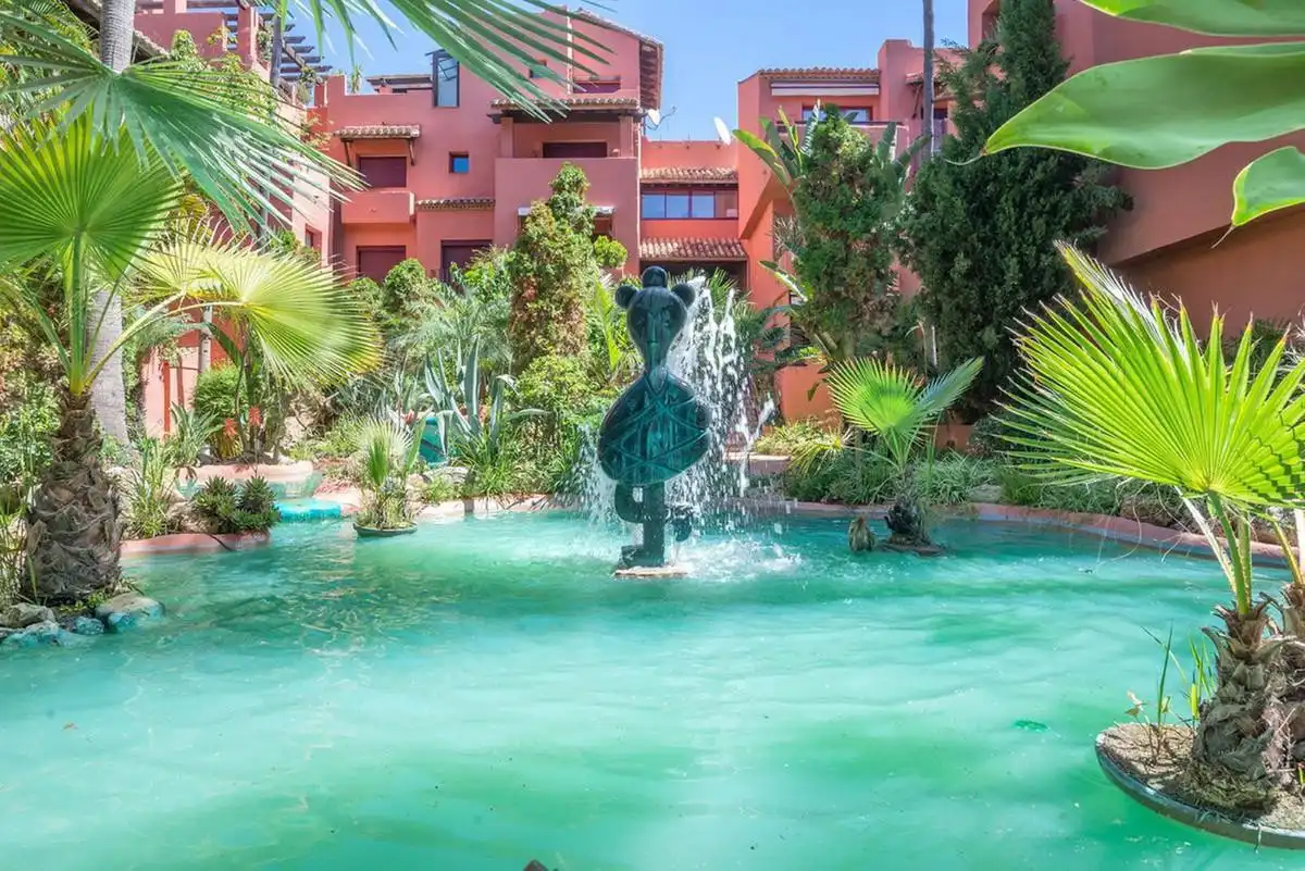 Jardí de Àtic de lloguer en Marbella amb Aire condicionat, Calefacció i Terrassa