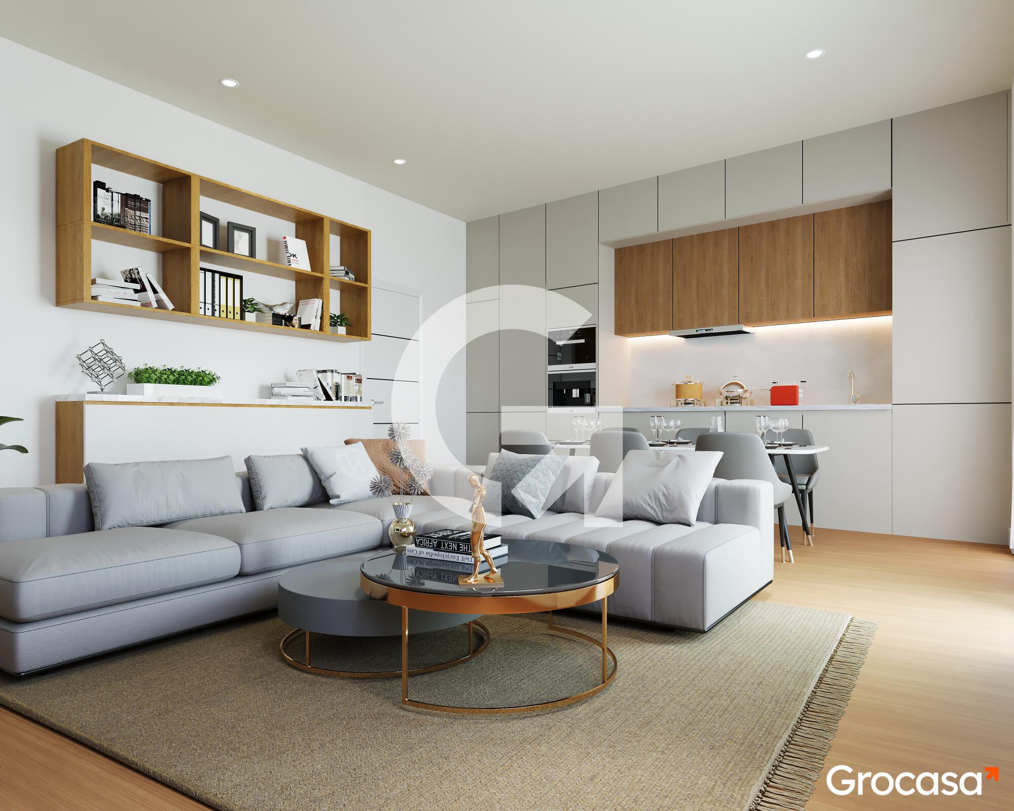 Sala de estar de Piso en venta en Cornellà de Llobregat con Aire acondicionado, Horno y Balcón
