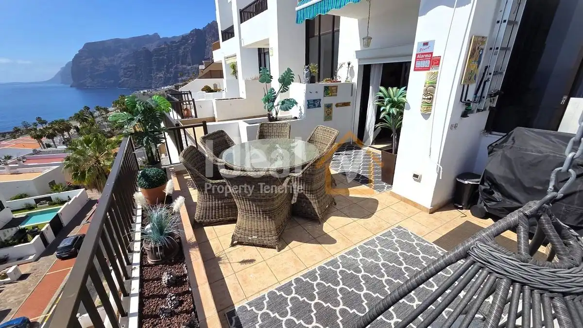 Terraza de Casa adosada en venta en Santiago del Teide con Terraza, Amueblado y Piscina comunitaria