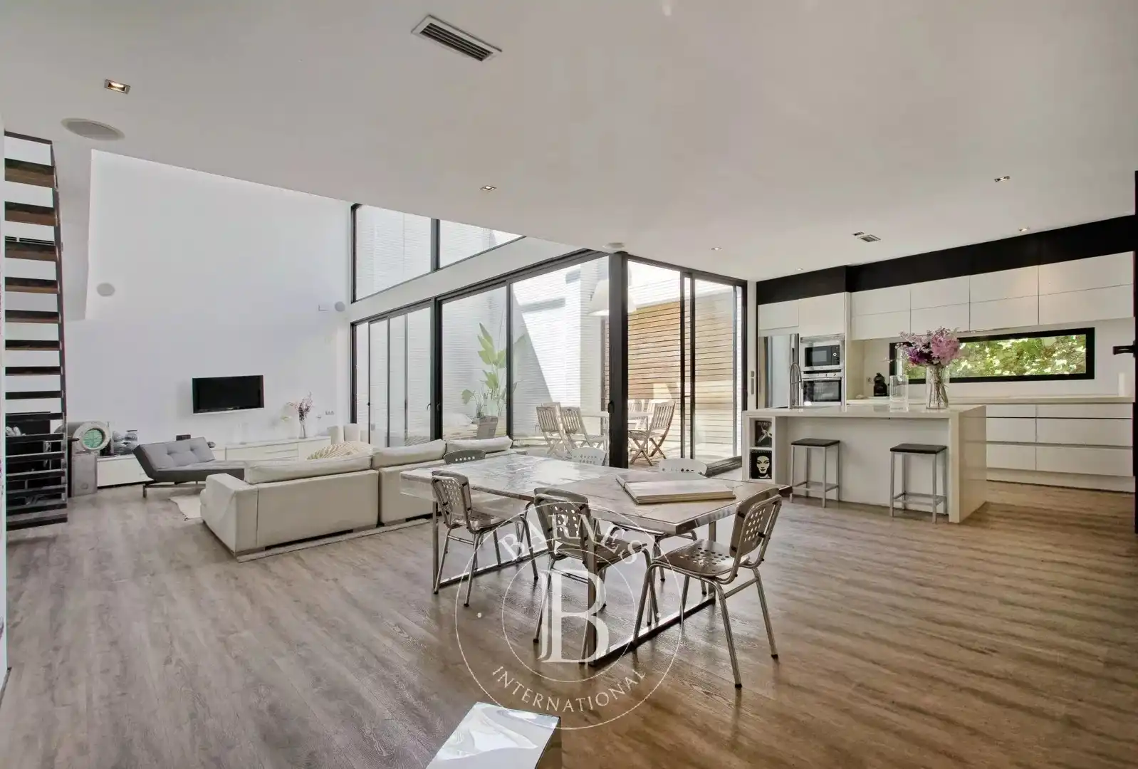 Wohnzimmer von Loft zum Verkauf in Barcelona mit Klimaanlage, Heizung und Terrasse