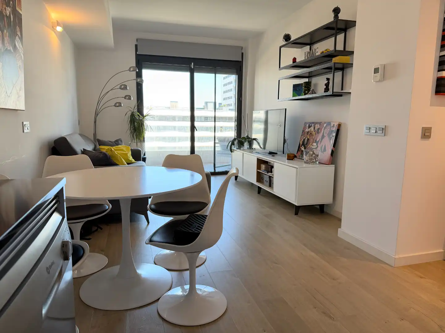 Sala de estar de Piso en venta en Badalona con Balcón y Piscina comunitaria