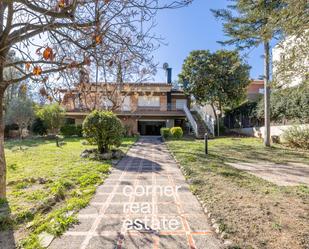 Exterior view of House or chalet for sale in Sant Cugat del Vallès  with Air Conditioner, Terrace and Swimming Pool