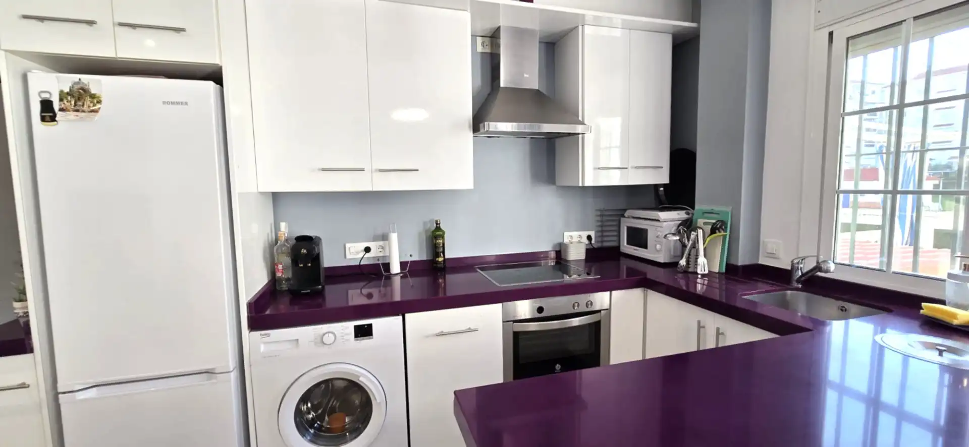 Cocina de Apartamento en venta en El Portil con Aire acondicionado, Piscina y Amueblado