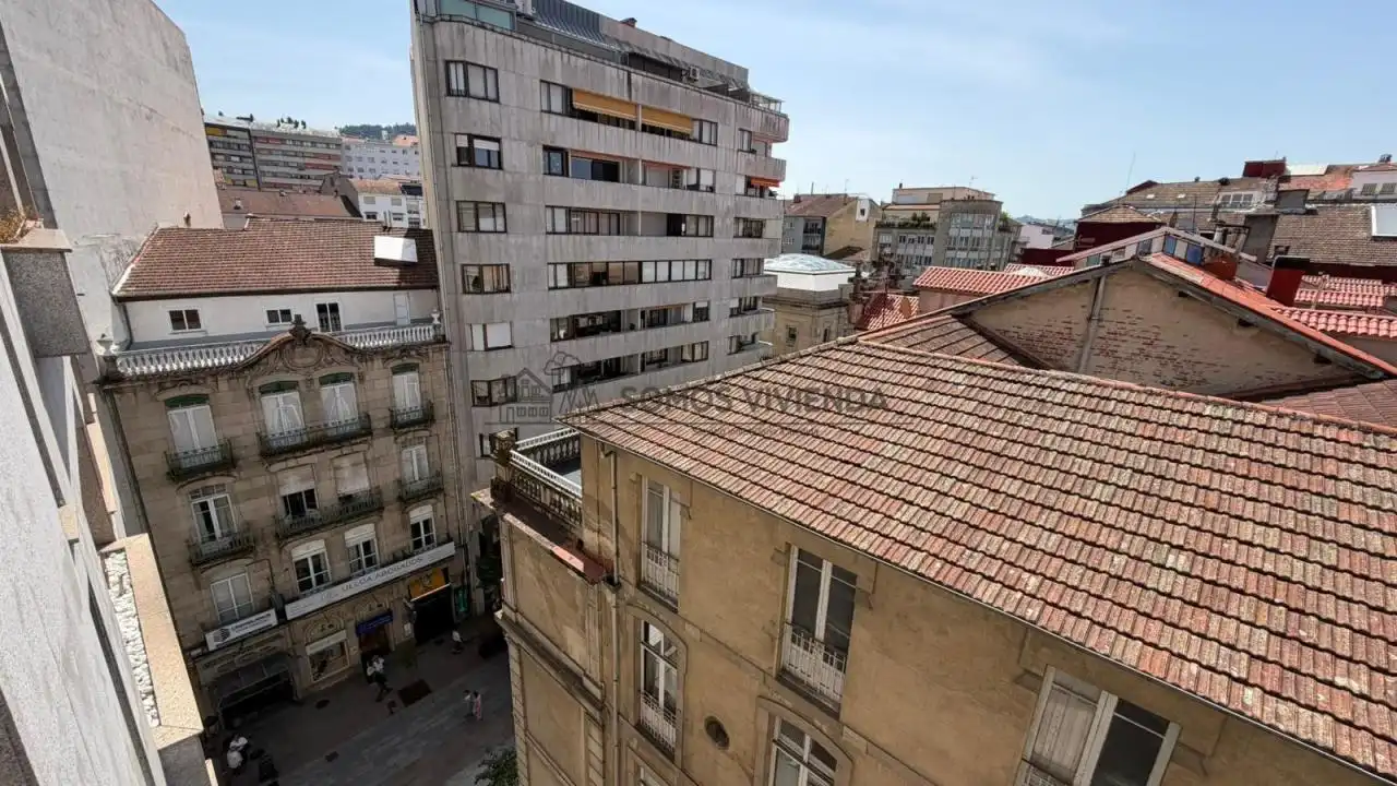 Exterior view of Flat for sale in Ourense Capital   with Heating, Parquet flooring and Balcony