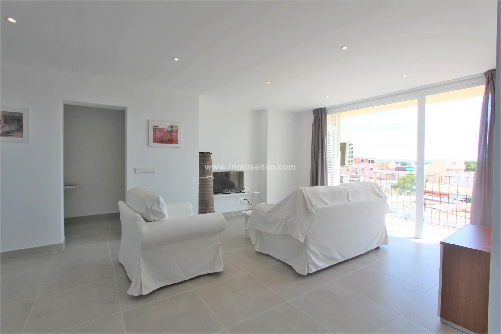 Living room of Flat for rent in  Palma de Mallorca  with Air Conditioner, Heating and Furnished