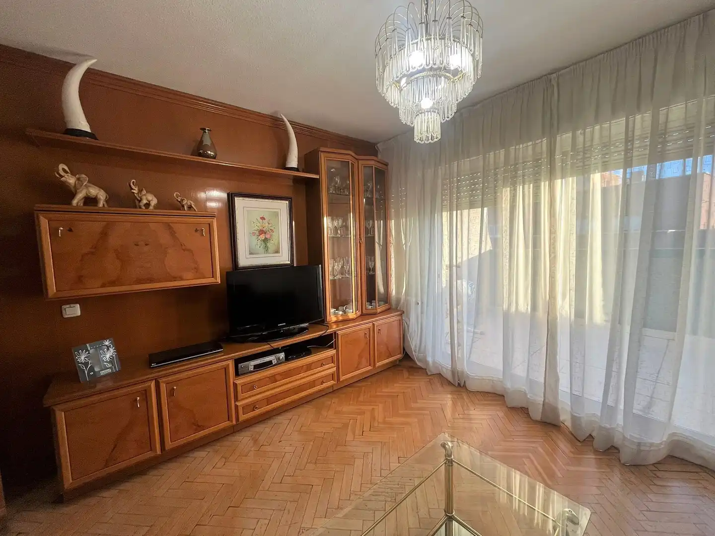 Wohnzimmer von Dachboden zum Verkauf in Fuenlabrada mit Klimaanlage, Heizung und Terrasse