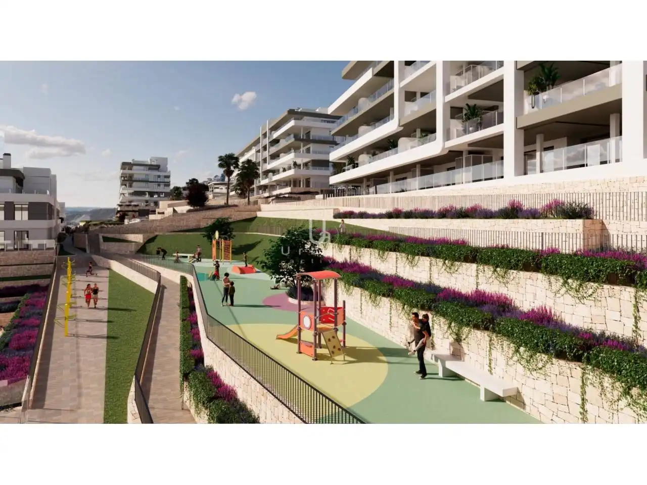 Exterior view of Attic for sale in Mutxamel  with Air Conditioner, Parquet flooring and Terrace