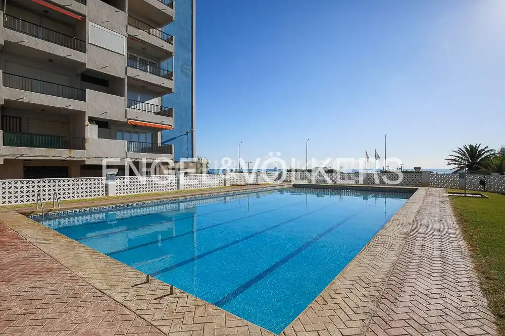 Schwimmbecken von Wohnung zur Miete in El Puig de Santa Maria mit Klimaanlage, Heizung und Privatgarten