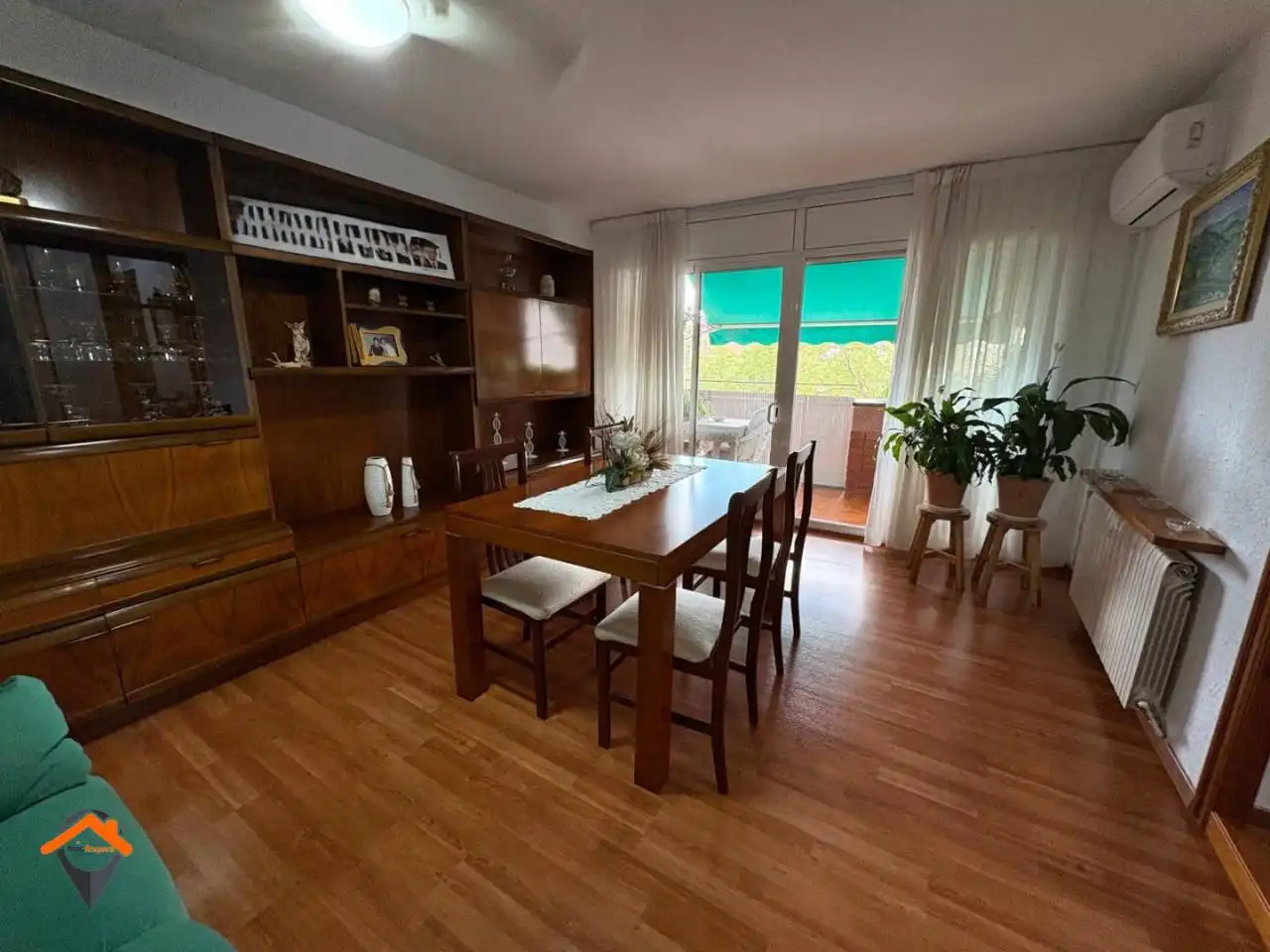 Dining room of Flat for sale in Polinyà  with Air Conditioner, Heating and Parquet flooring