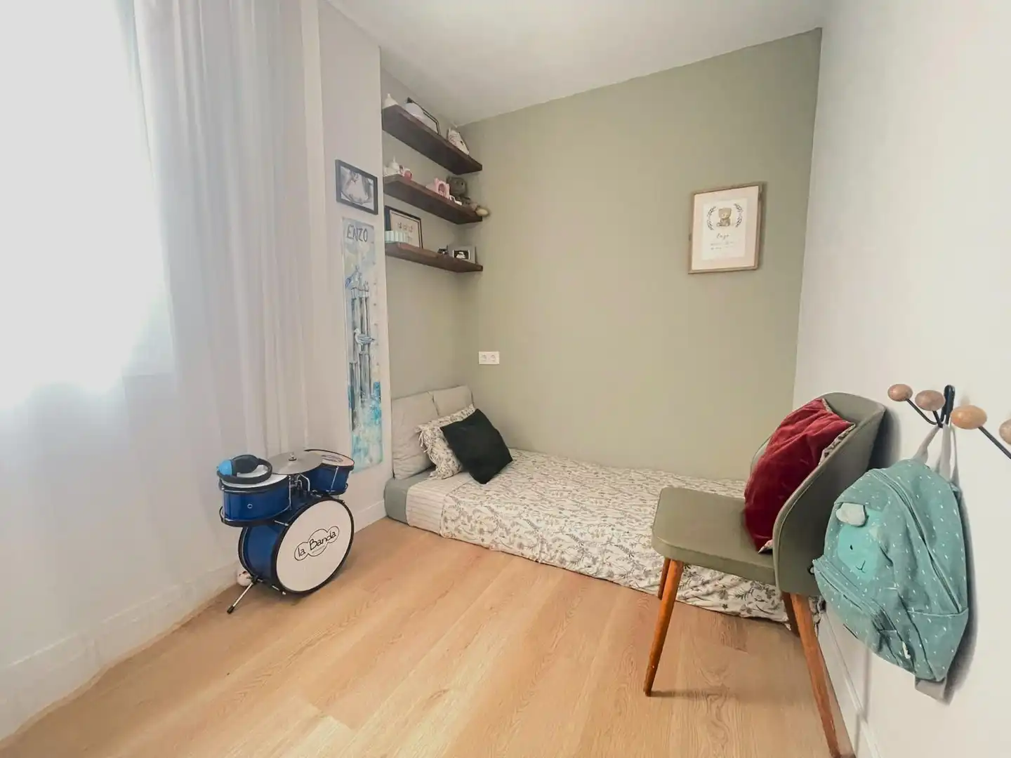 Schlafzimmer von Wohnung zum Verkauf in Lasarte-Oria mit Klimaanlage, Heizung und Parkett