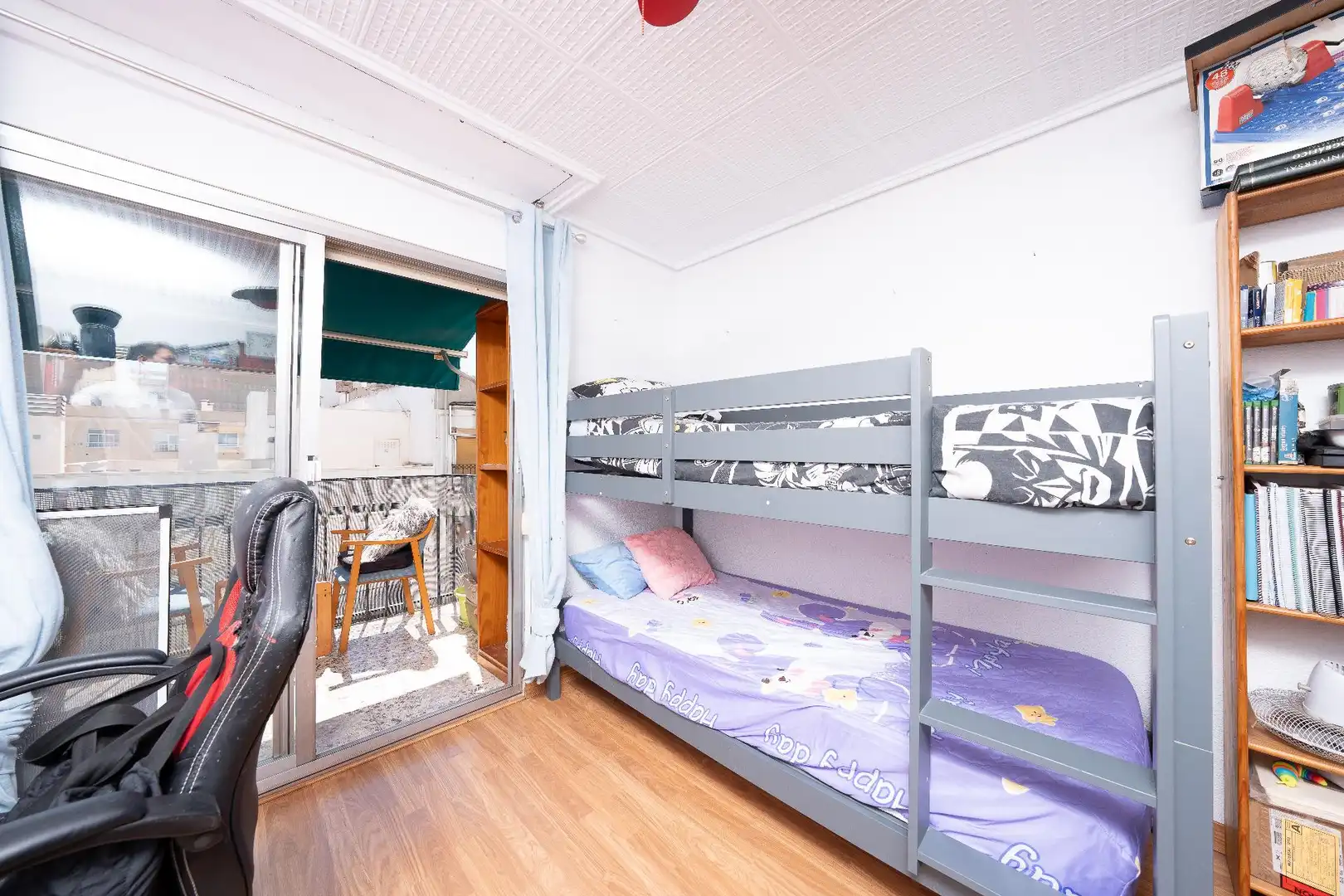 Bedroom of Flat for sale in Elche / Elx  with Heating, Furnished and Balcony