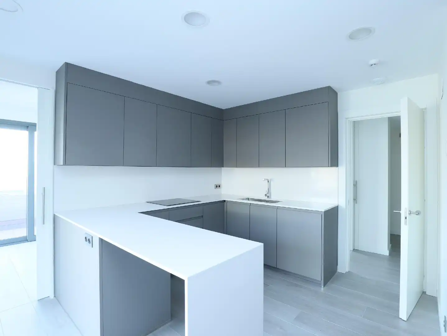 Cocina de Ático en venta en Esplugues de Llobregat con Aire acondicionado, Calefacción y Jardín privado