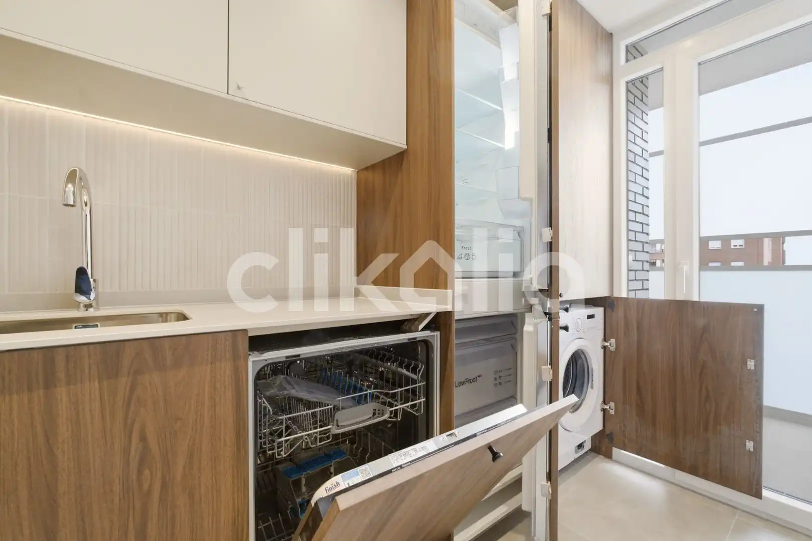 Küche von Wohnung zum Verkauf in Madrid mit Klimaanlage, Heizung und Terrasse