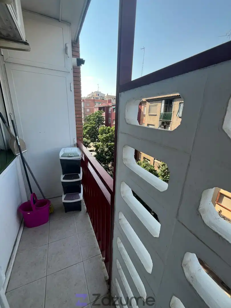 Terrasse von Wohnung zur Miete in Zaragoza mit Klimaanlage, Heizung und Möbliert