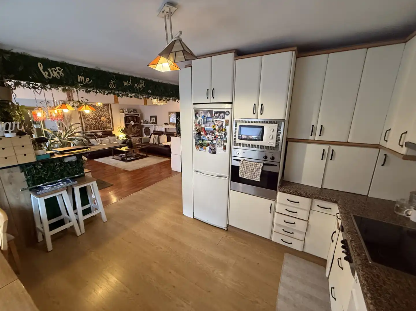 Kitchen of Flat for sale in Oviedo   with Heating and Parquet flooring