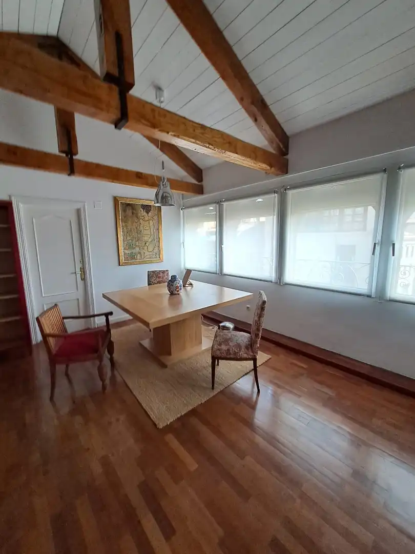 Dining room of Flat for rent in Salamanca  with Air Conditioner, Heating and Parquet flooring