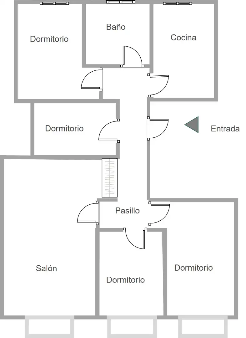 Wohnung zum Verkauf in Aranda de Duero mit Heizung, Parkett und Balkon