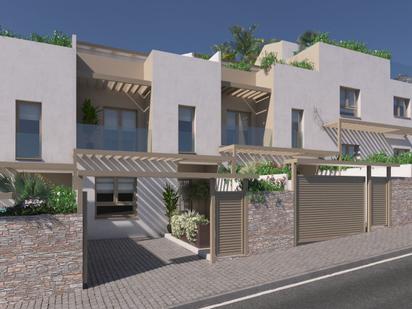 Exterior view of Single-family semi-detached for sale in Ronda  with Air Conditioner and Swimming Pool