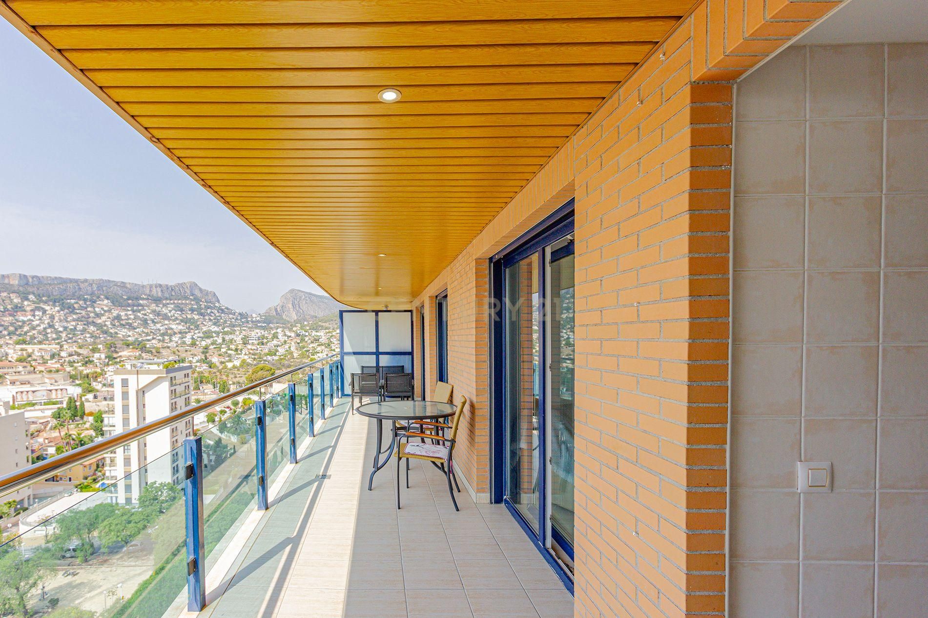 Terrassa de Apartament de lloguer en Calpe / Calp amb Aire condicionat, Traster i Forn