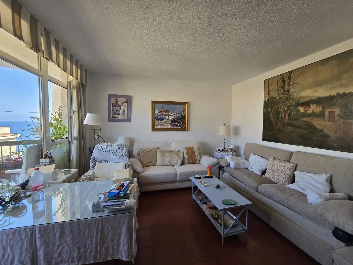 Living room of Flat for sale in Málaga  with Air Conditioner, Heating and Terrace