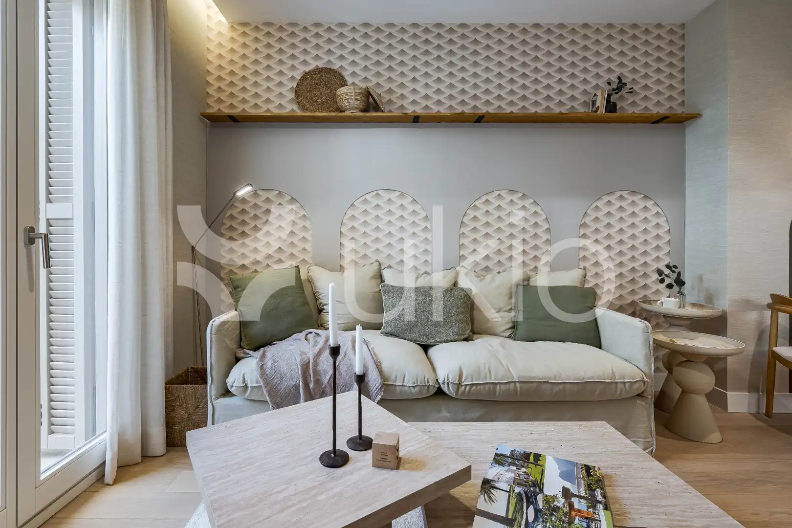 Living room of Apartments for rent in Madrid  with Heating, Furnished and Oven