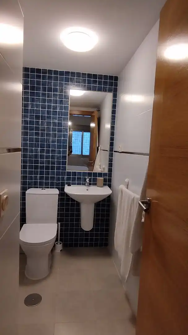 Bathroom of Flat for rent in Málaga  with Air Conditioner, Parquet flooring and Furnished