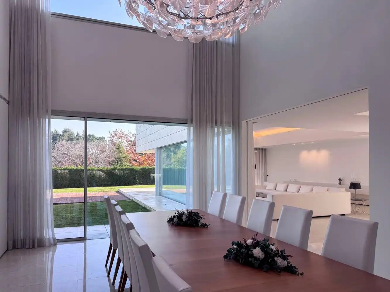 Dining room of Houses for sale in Madrid  with Air Conditioner, Heating and Private garden