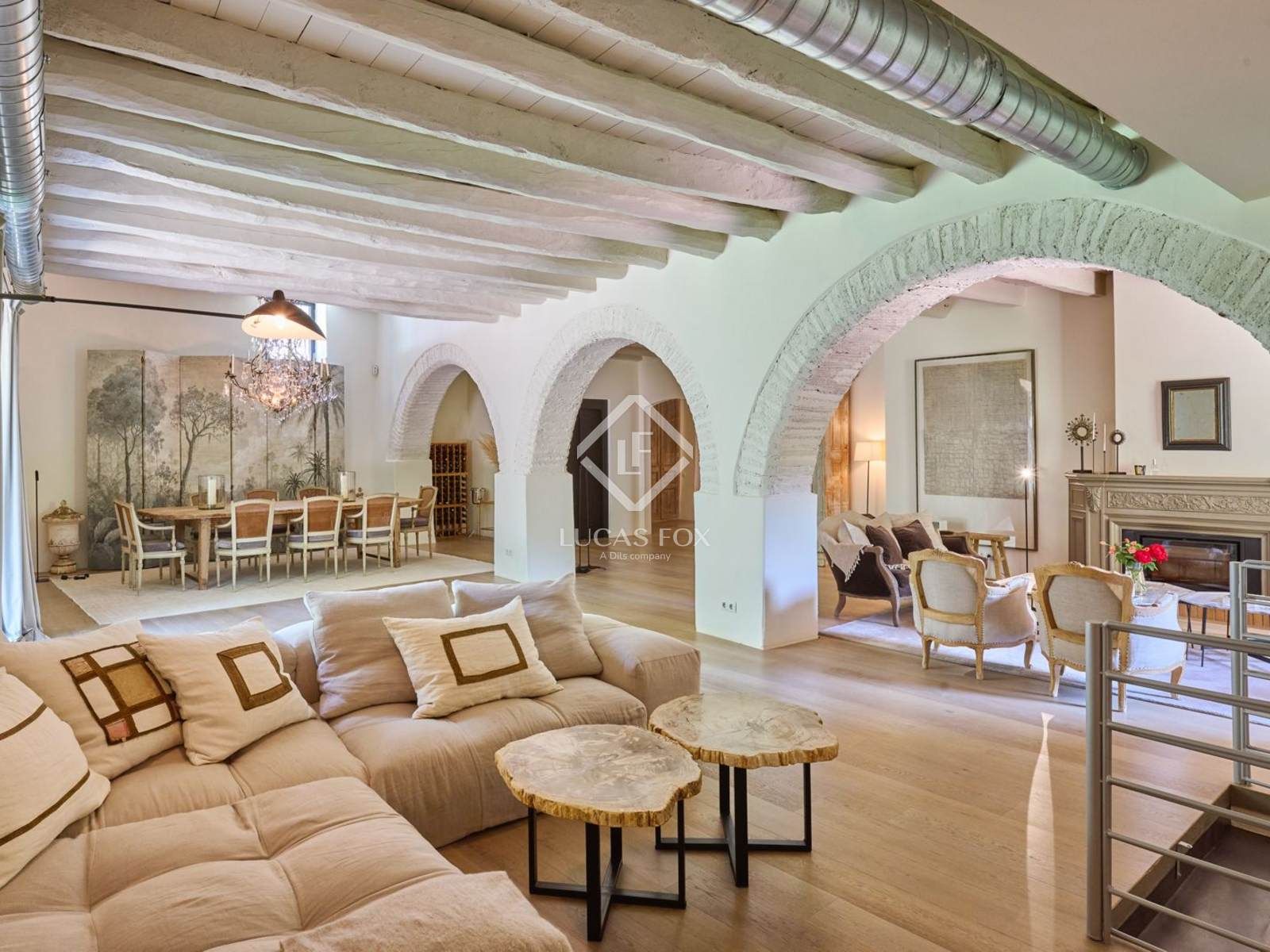 Living room of House or chalet for sale in Alella  with Air Conditioner, Heating and Private garden