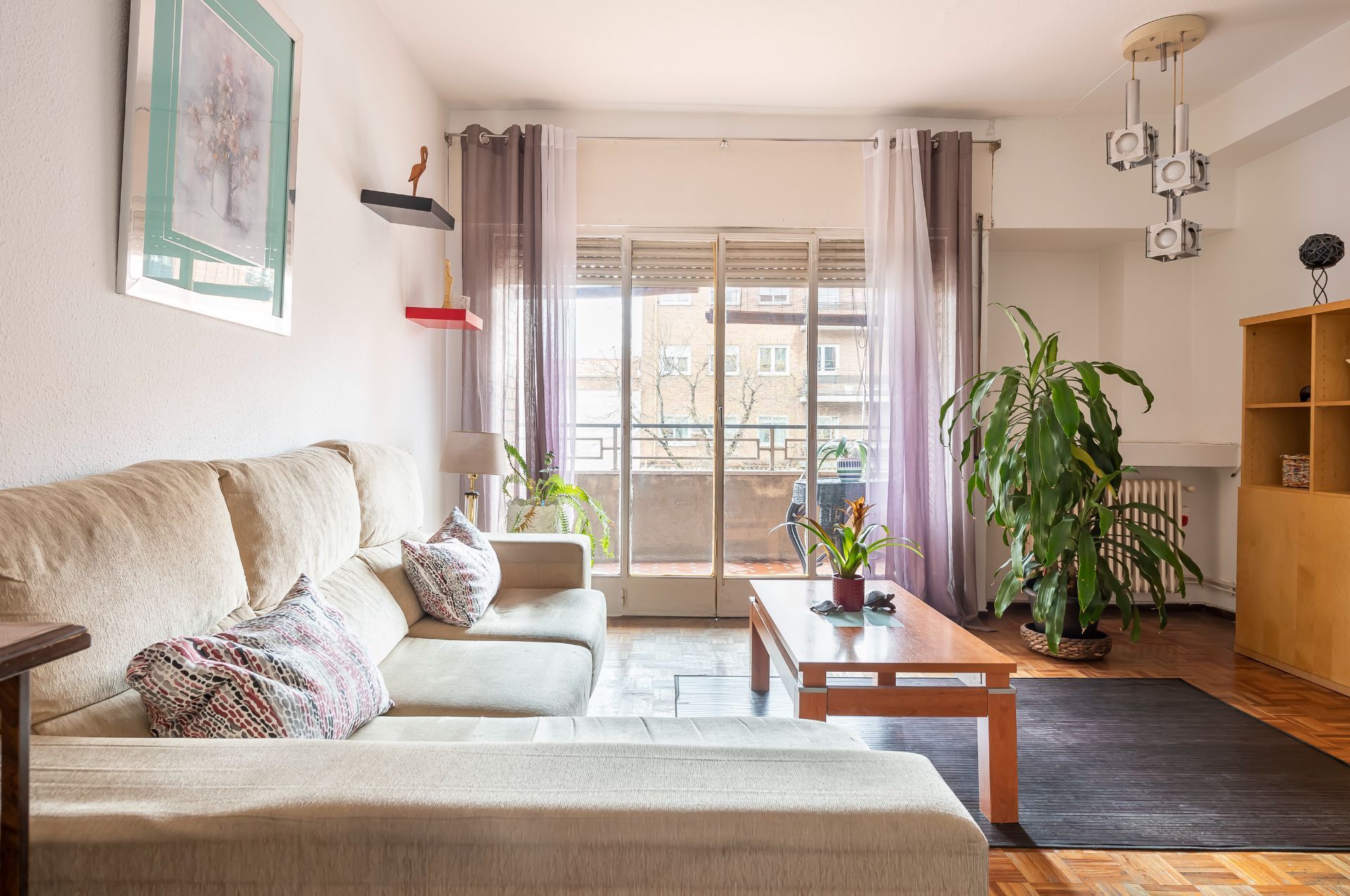 Living room of Apartment for sale in  Madrid Capital  with Heating and Terrace