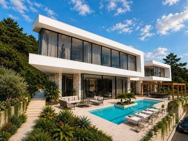 Villa di nuova costruzione con piscina in vendita a Carrer dels Aurons 5