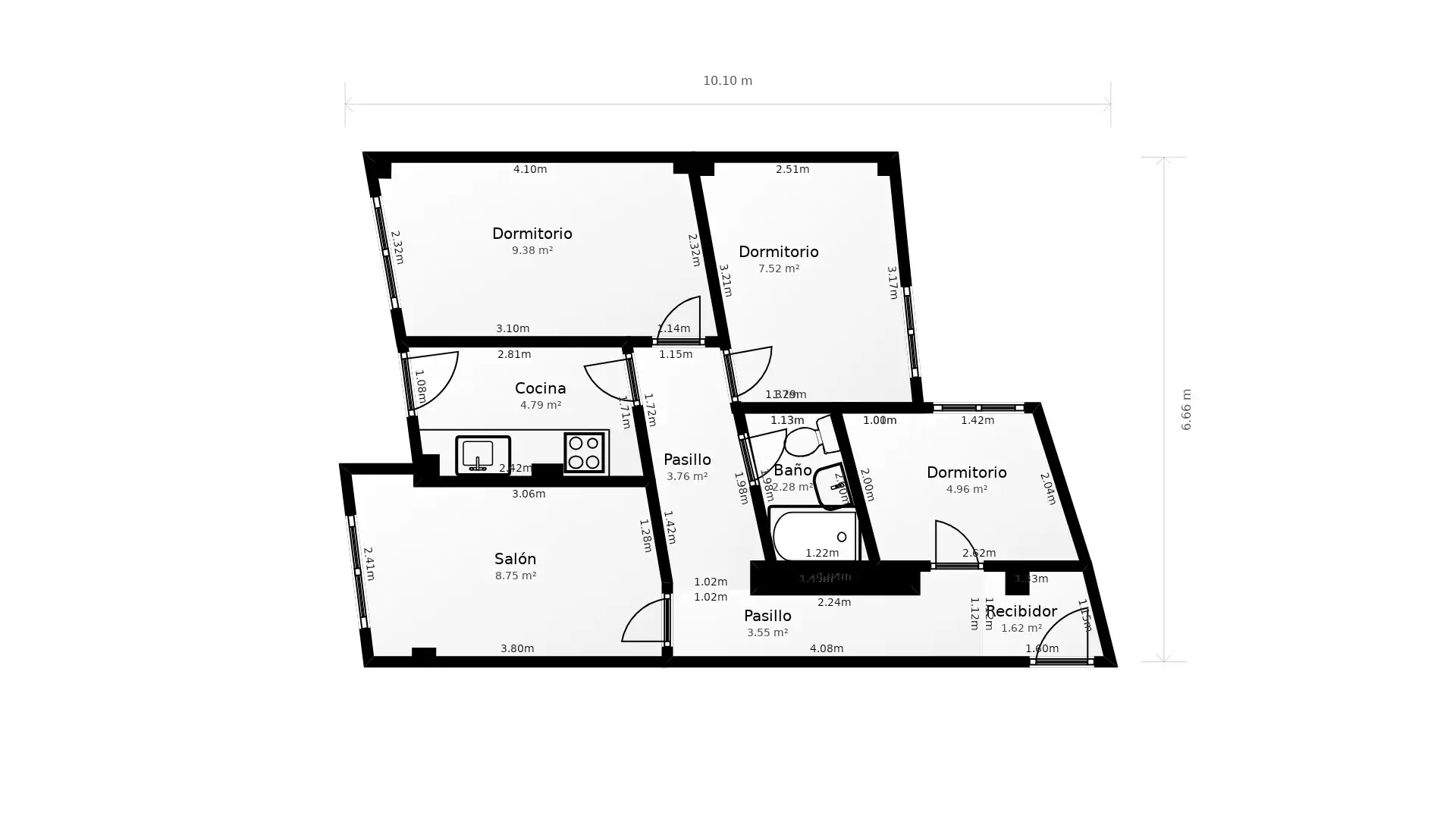 Piso en venta en  Zaragoza Capital con Balcón