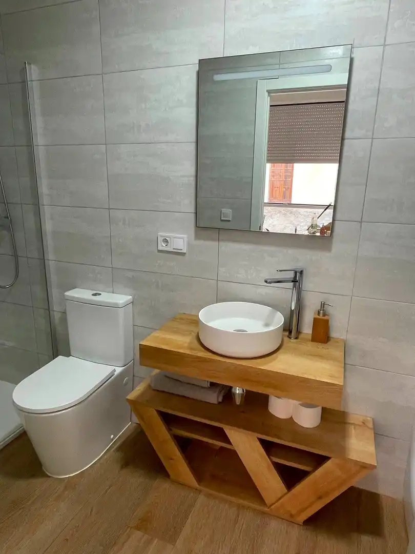 Bathroom of Study for rent in Sagunto / Sagunt  with Air Conditioner and Furnished