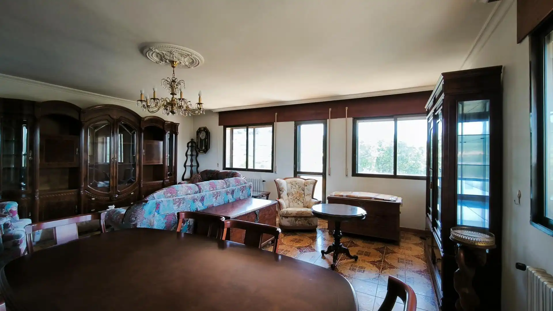 Sala de estar de Casa o chalet en venta en A Lama   con Calefacción, Trastero y Balcón