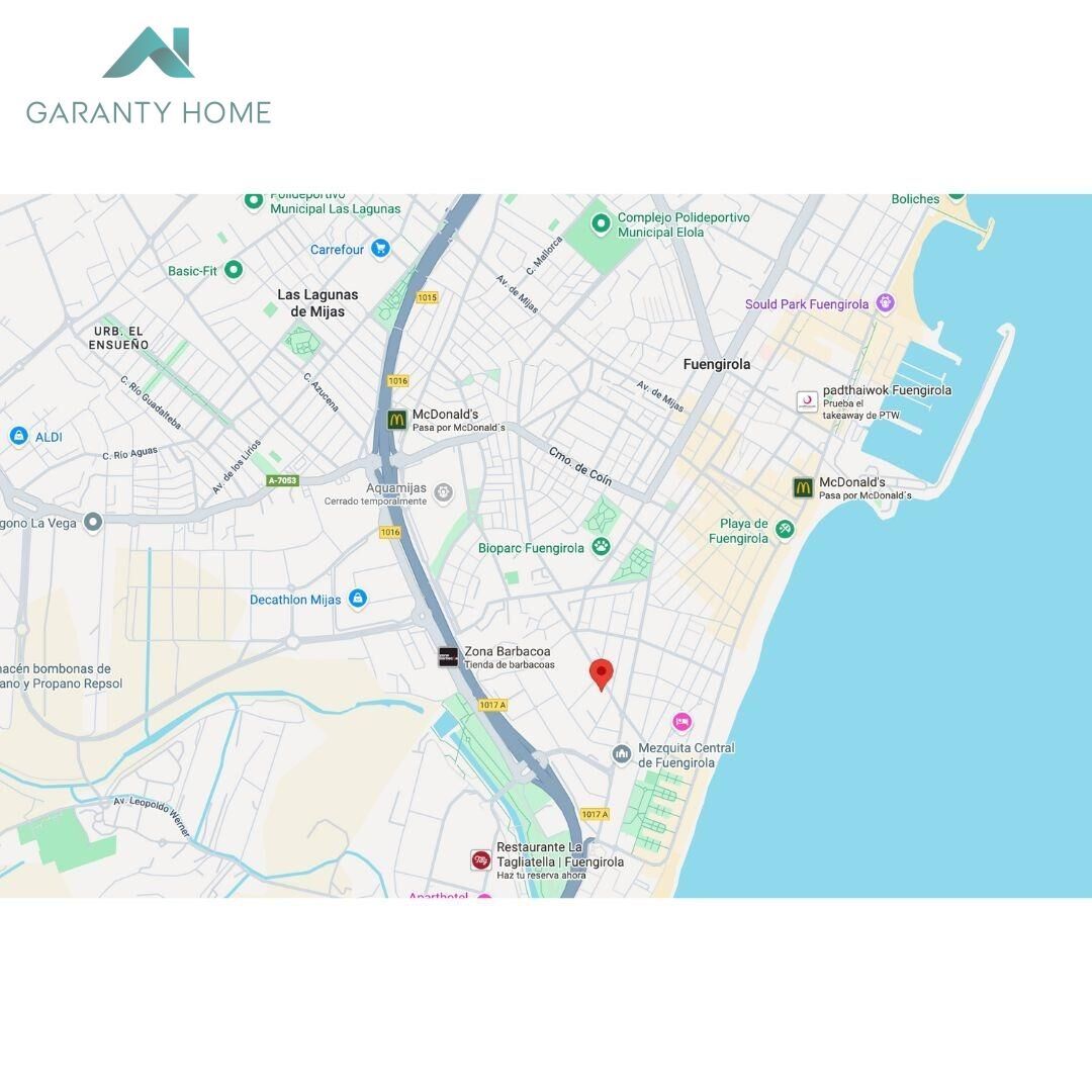 Vista exterior de Pis de lloguer en Fuengirola amb Jardí privat, Balcó i Piscina comunitària