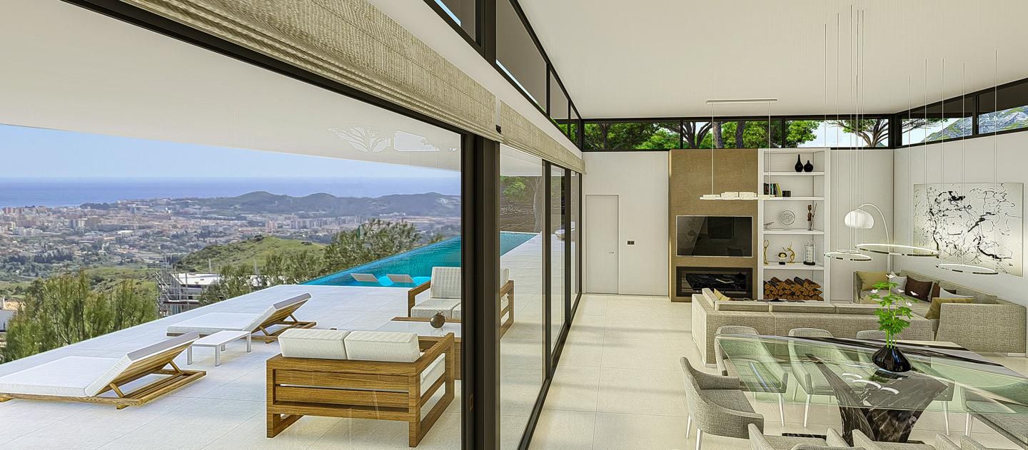 Terrace of House or chalet for sale in Mijas  with Air Conditioner, Heating and Private garden