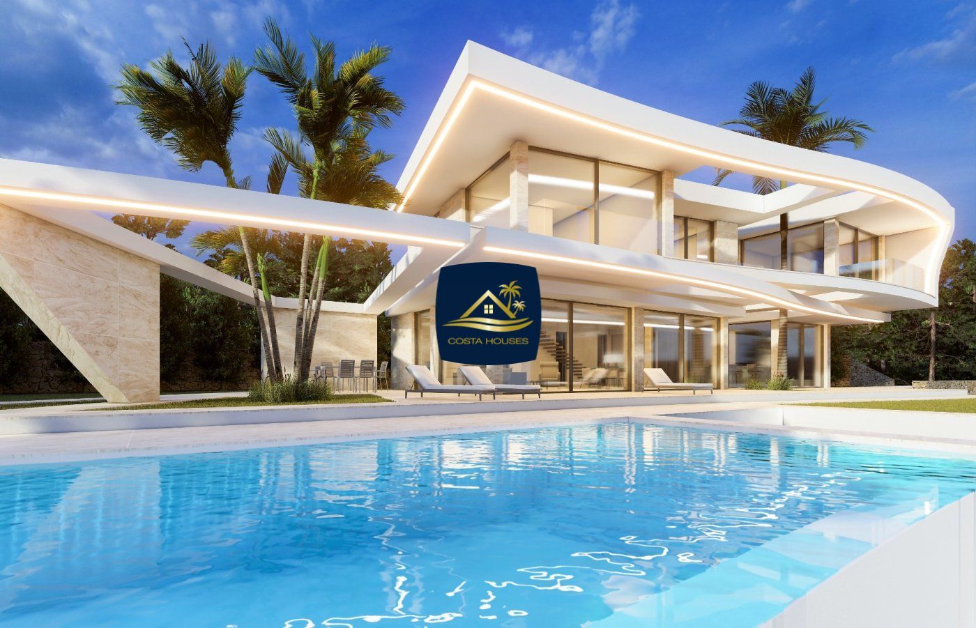 Swimming pool of House or chalet for sale in Jávea / Xàbia  with Air Conditioner, Heating and Private garden