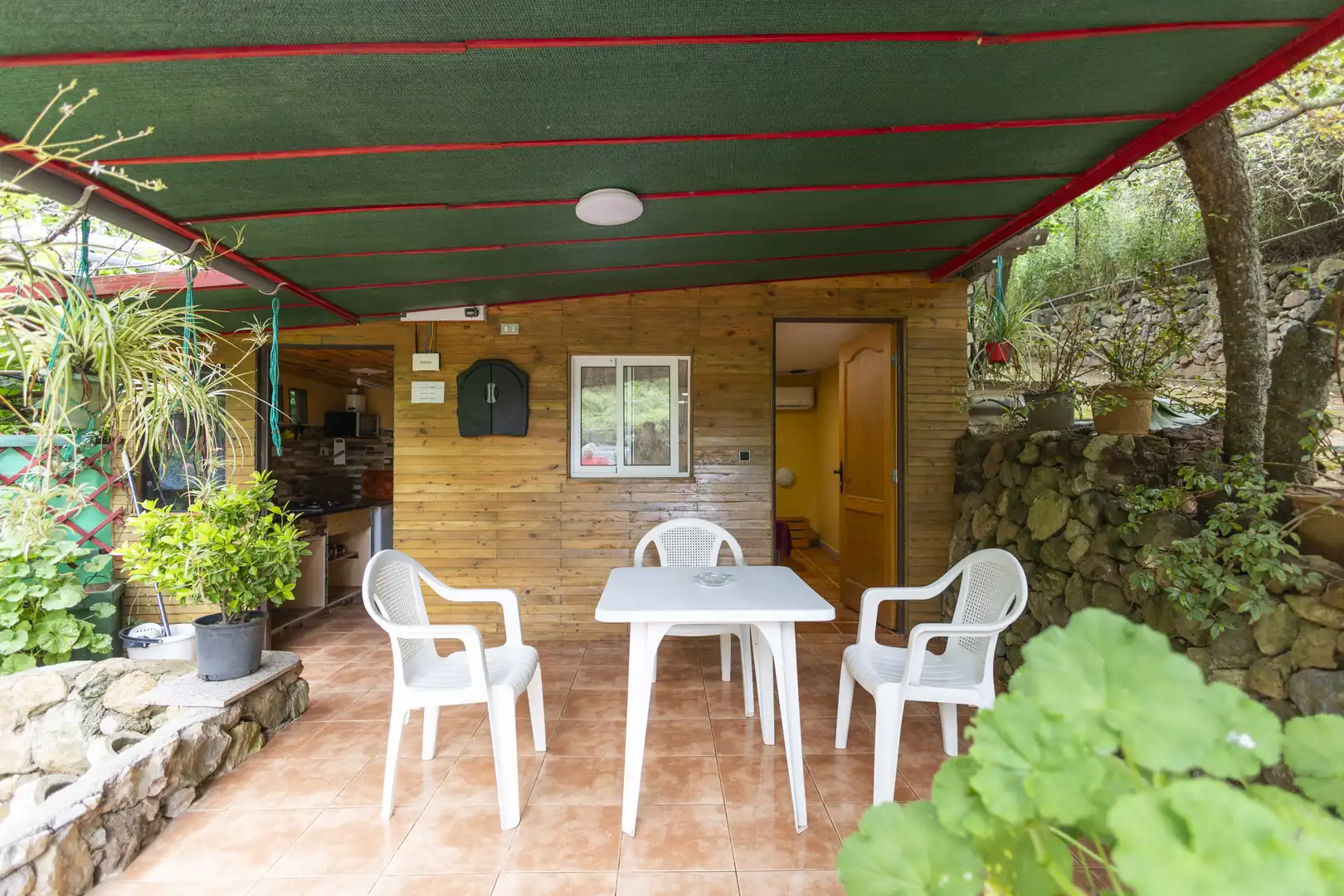 Terraza de Finca rústica en venta en San Juan de la Rambla con Aire acondicionado, Calefacción y Jardín privado