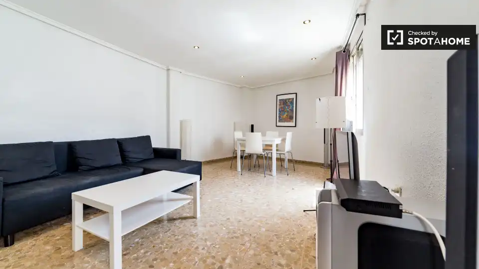 Sala de estar de Piso de alquiler en Xirivella con Aire acondicionado, Calefacción y Amueblado
