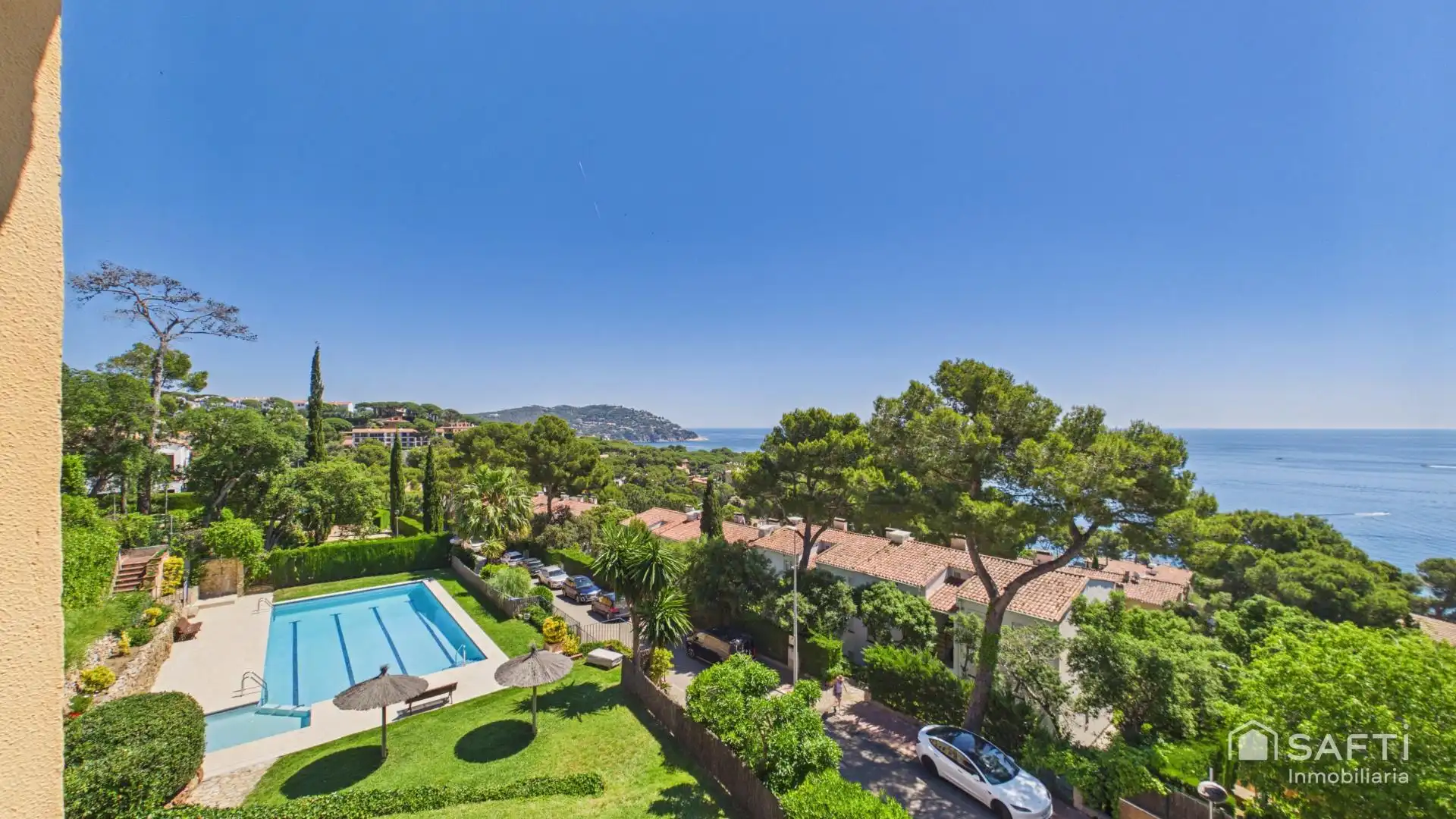 Garten von Einfamilien-Reihenhaus zum Verkauf in Palafrugell mit Klimaanlage, Heizung und Terrasse