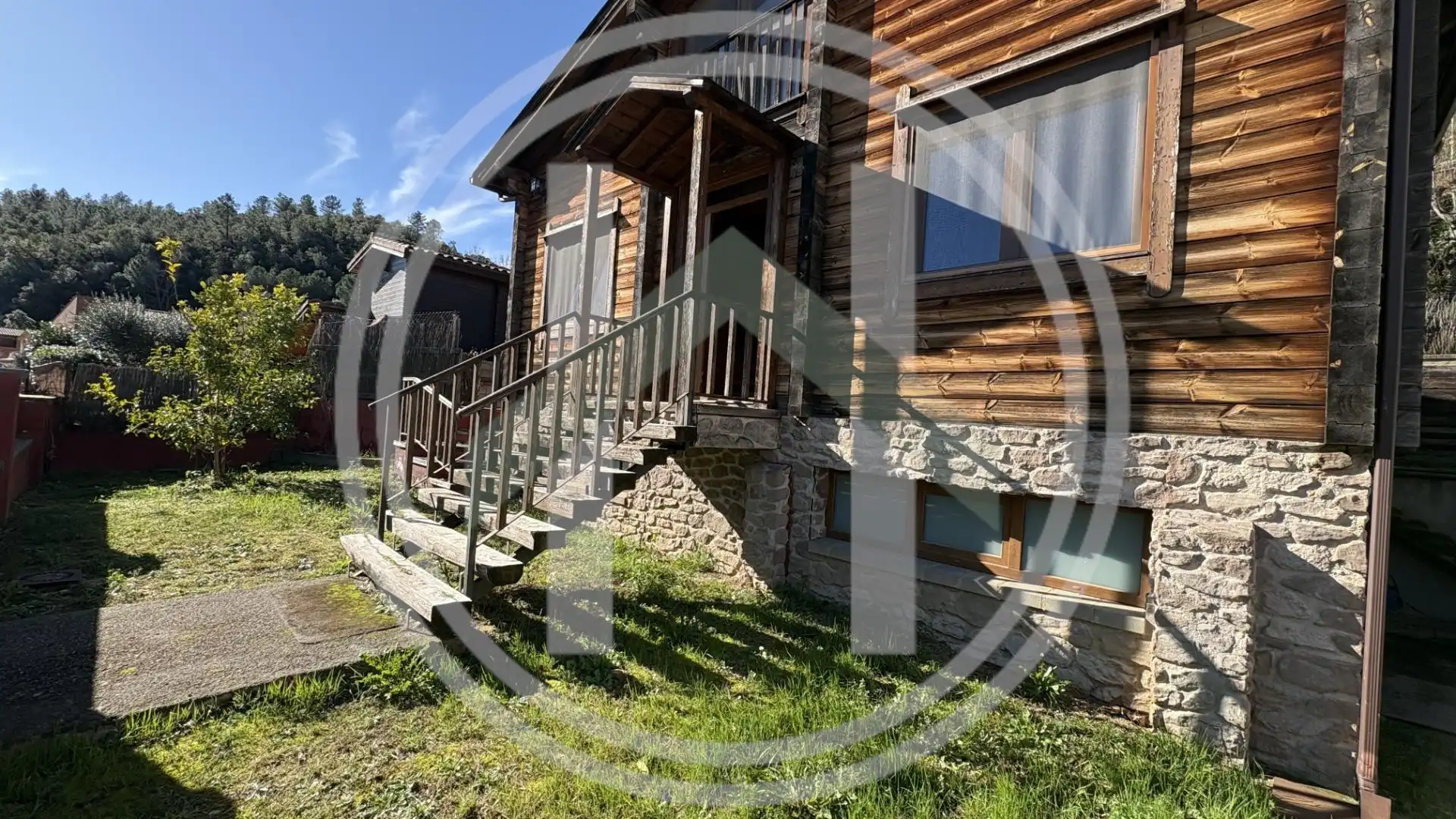 Vista exterior de Casa o xalet en venda en Gualba amb Terrassa