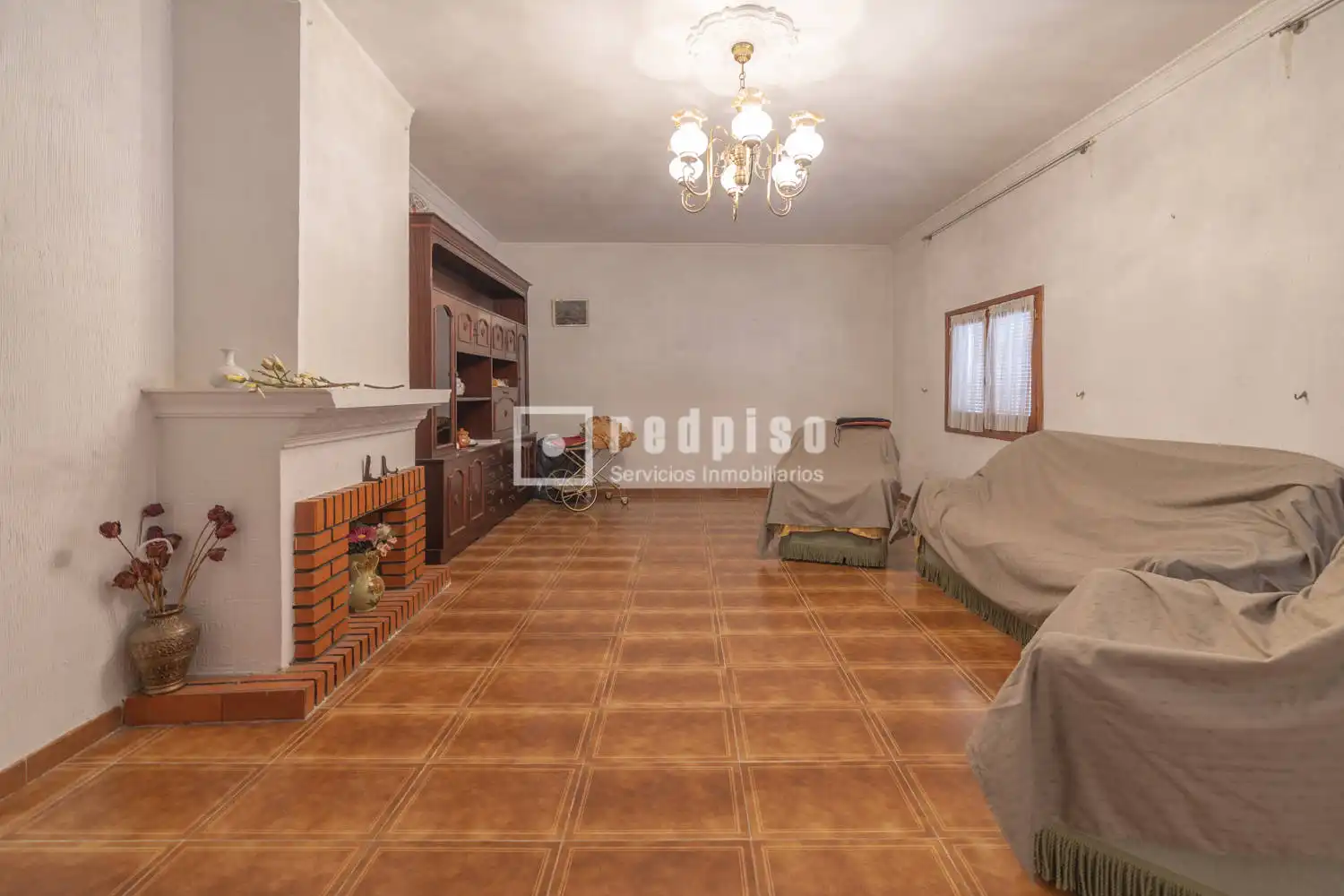 Sala de estar de Casa o chalet en venta en Noblejas con Calefacción, Jardín privado y Trastero