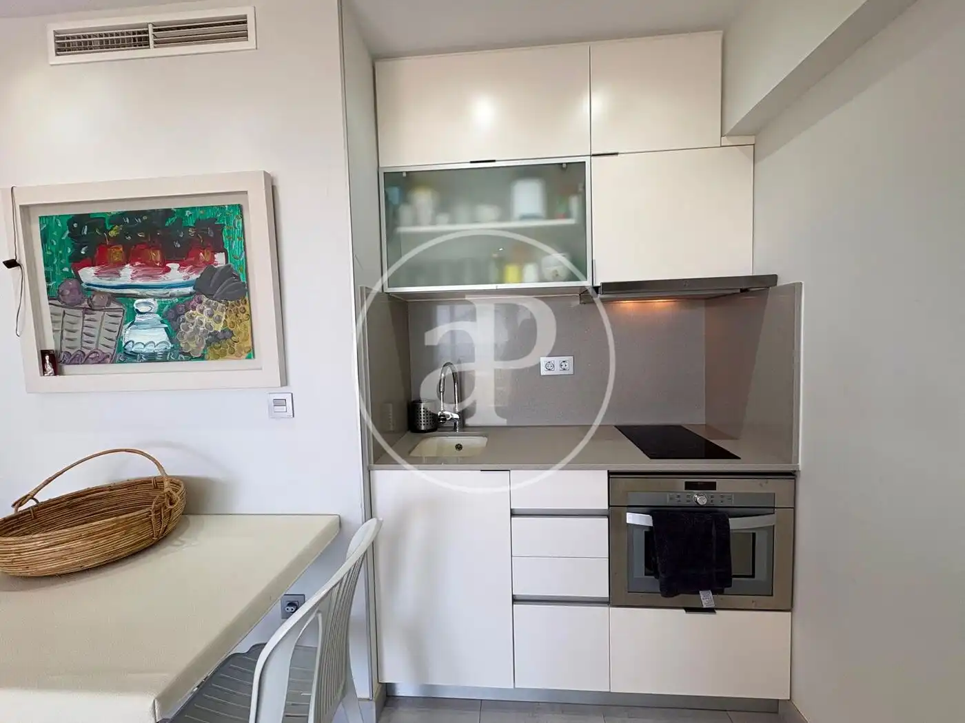 Küche von Wohnung zur Miete in Canet d'En Berenguer mit Klimaanlage, Heizung und Privatgarten