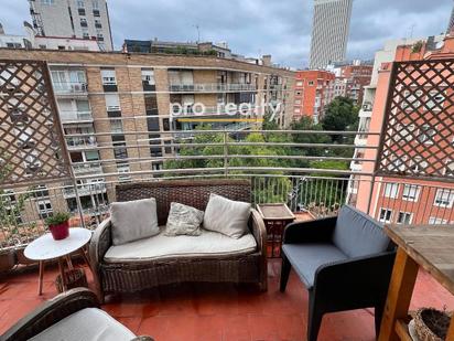 Exterior view of Flat for sale in  Madrid Capital  with Air Conditioner, Heating and Terrace