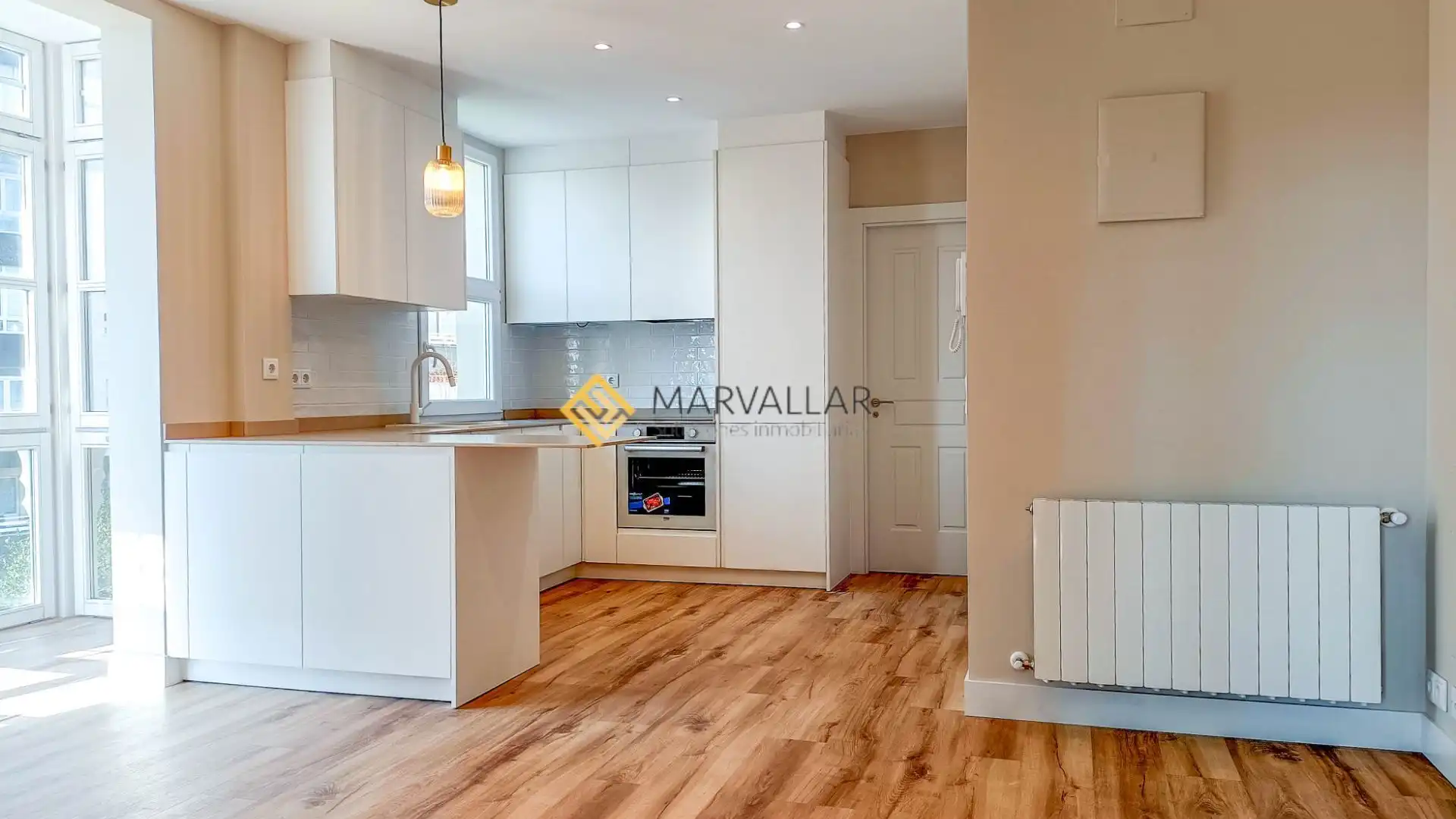 Cocina de Piso de alquiler en Santander con Calefacción y Terraza