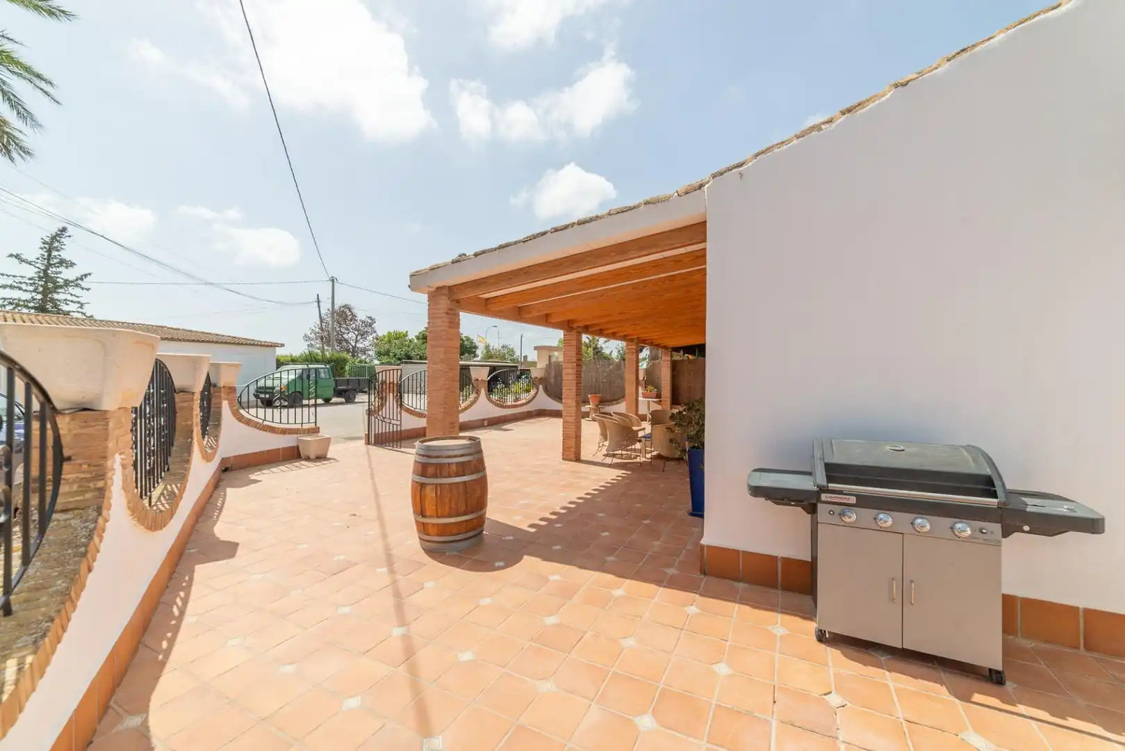 Terrassa de Casa o xalet en venda en San Javier amb Aire condicionat, Calefacció i Jardí privat