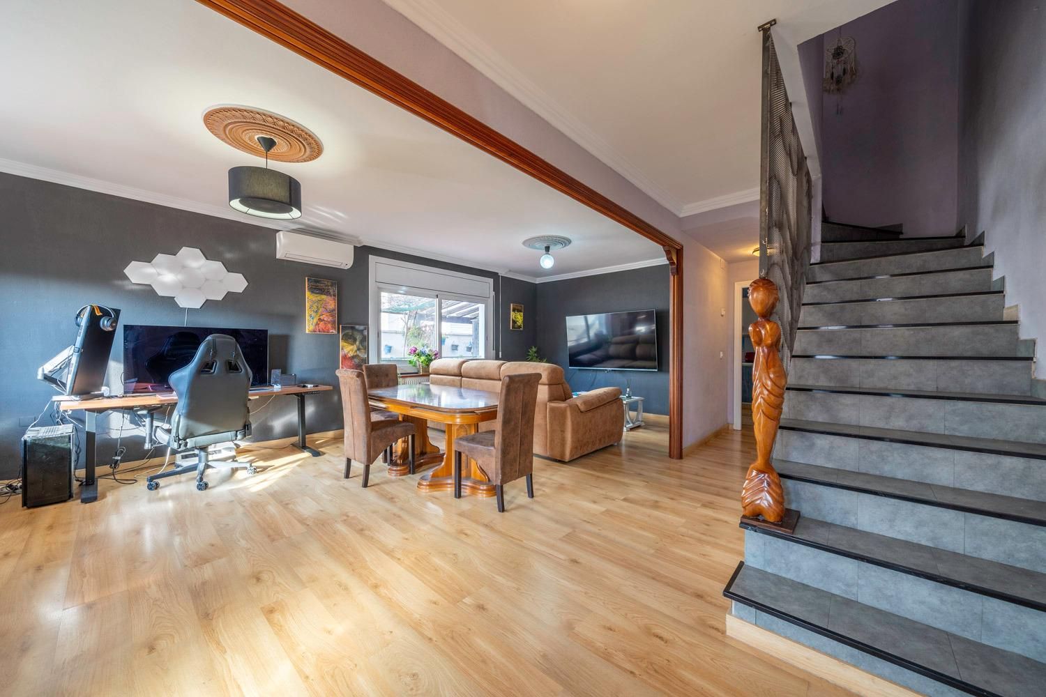 Living room of Single-family semi-detached for sale in Vilafant  with Air Conditioner, Heating and Private garden