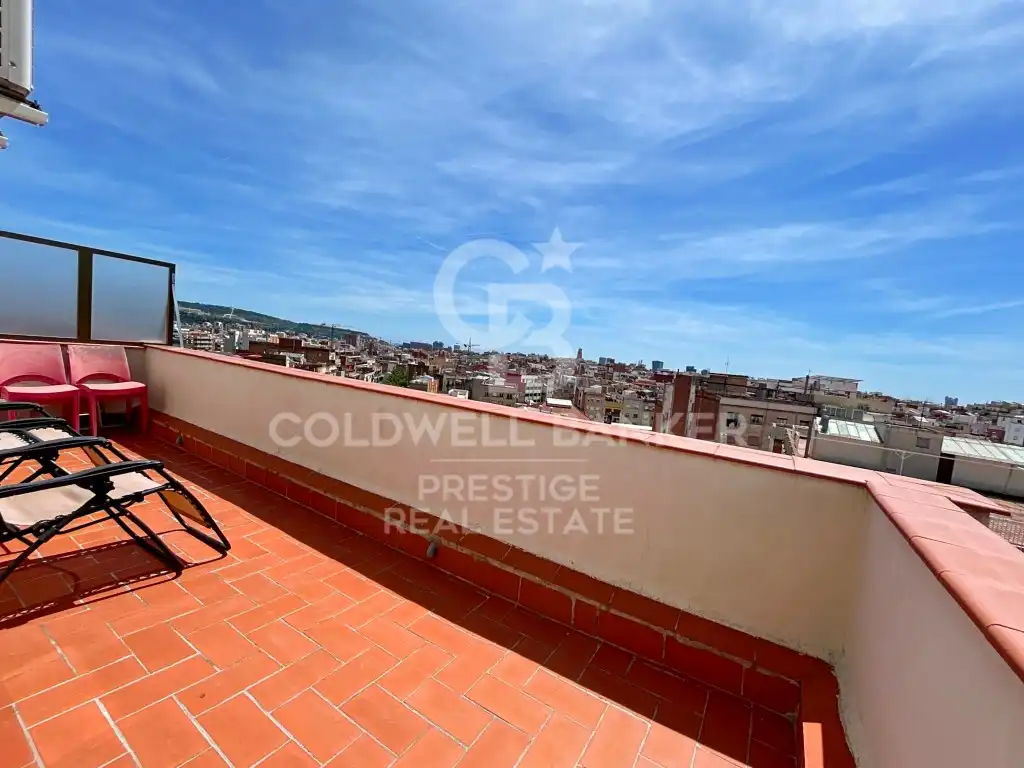 Terrace of Attic for sale in Barcelona  with Air Conditioner, Furnished and Balcony